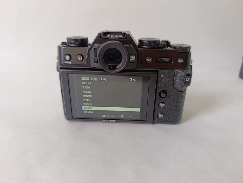 Фотоапарат  Fujifilm X-T30 III body Black (16957841) Новий. Гарантія