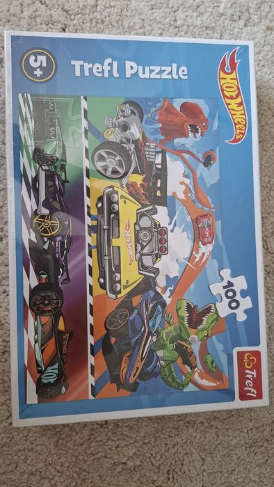 NOWE puzzle HOTWHEELS 100 elementów 5+