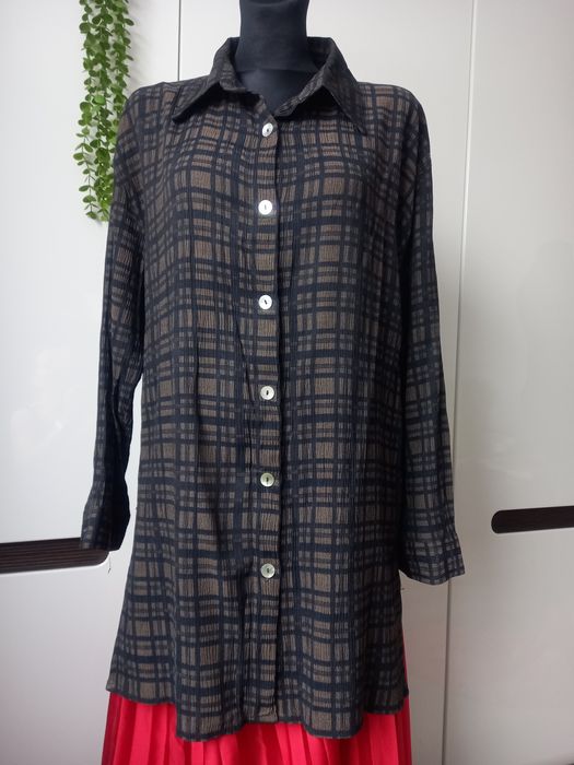 Koszula kratka bluzka tunika  damska M, 38 inbetween uszkodzona