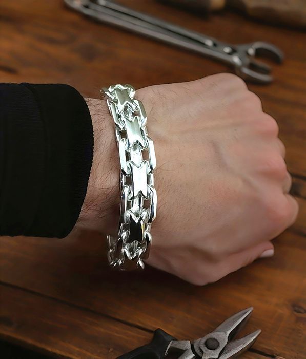 Срібний браслет 100г серебряный браслет серебро срібло браслети 925