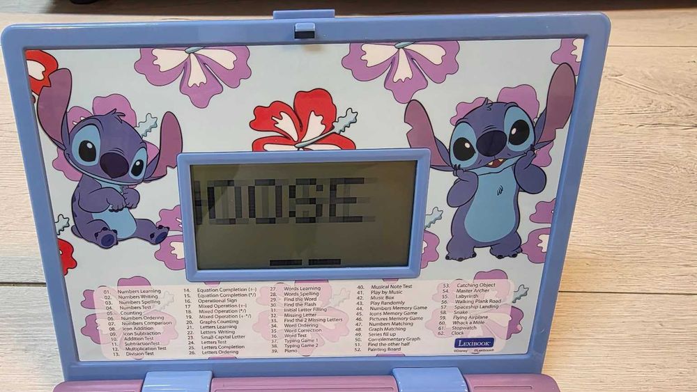 Lexibook Francusko-angielski notebook edukacyjny Disney Stitch 124