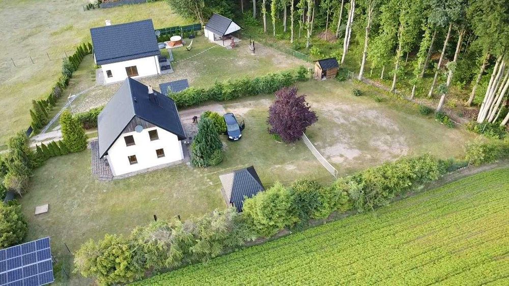 domek całoroczny na Kaszubach ,balia jacuzzi,lasy,jeziora,