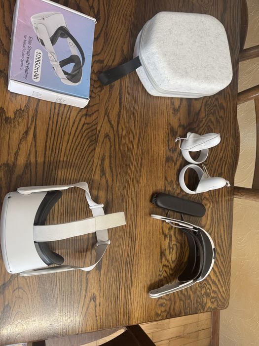 Очки виртуальной реальности Meta oculus quest 2 256gb+ elite strap +чехол КАК НОВЫЙ