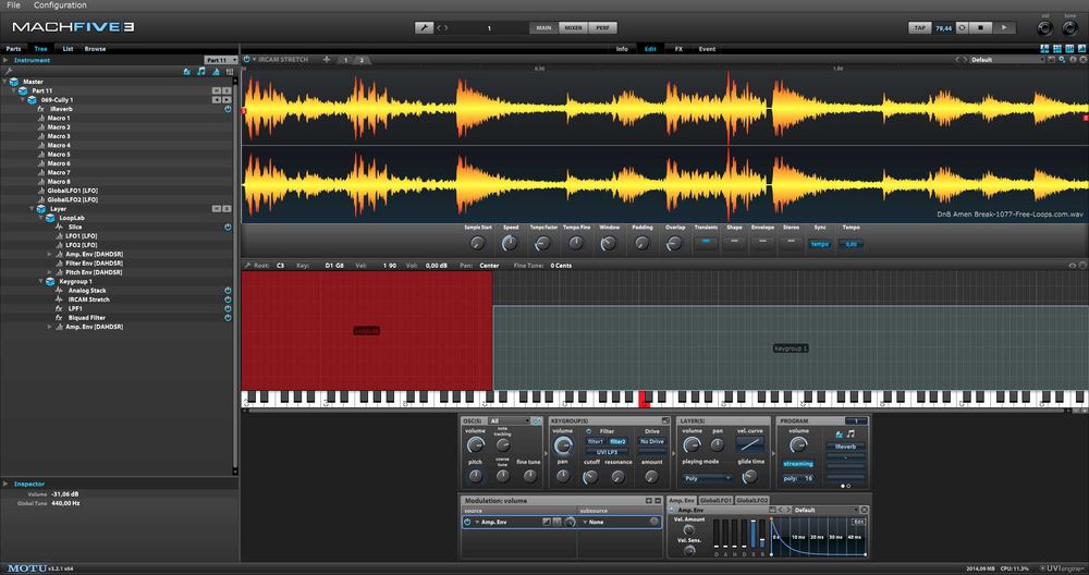 Motu MachFive 3 Sampler + prezent Izotope, Ableton, NI Kontakt, UVI