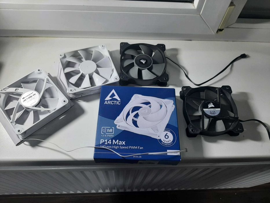 Вентилятори для корпусу Corsair та Cougar 120 мм