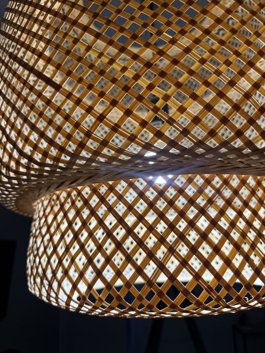 Lampa wiszaca bambus, 50 cm
