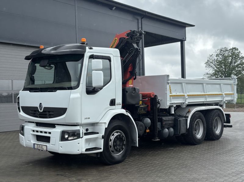 Renault Premium  Wywrotka 6x4 Kipper Hydroburta  HDS Palfinger PK 22002 EH Pojazd Specjalny
