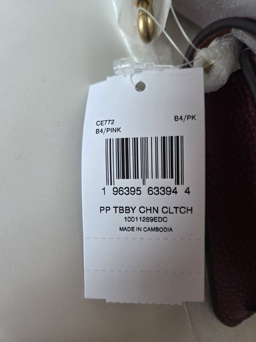 Coach Tabby Chain Clutch
