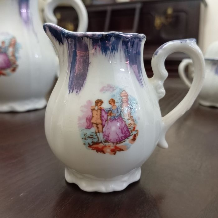 Conjunto de chá de porcelana japonesa