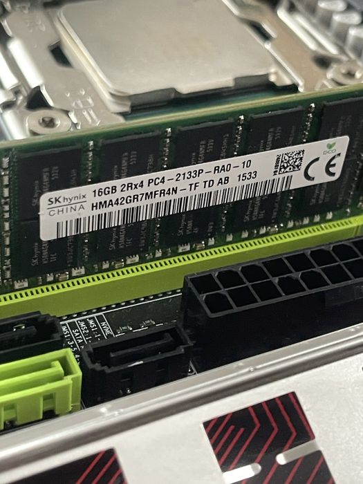 Комплект Zsus x99-p4, e5 2667 v4, ddr4 2x16(32gb)