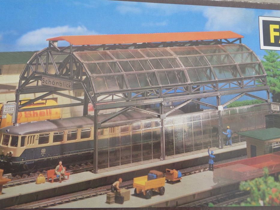 187 Faller Plataforma de estação de Schonblick reª B-186 pista de comboio