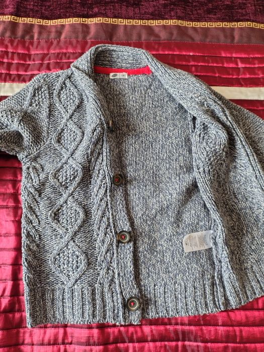 Sweter chłopięcy rozpinany rozm. 128