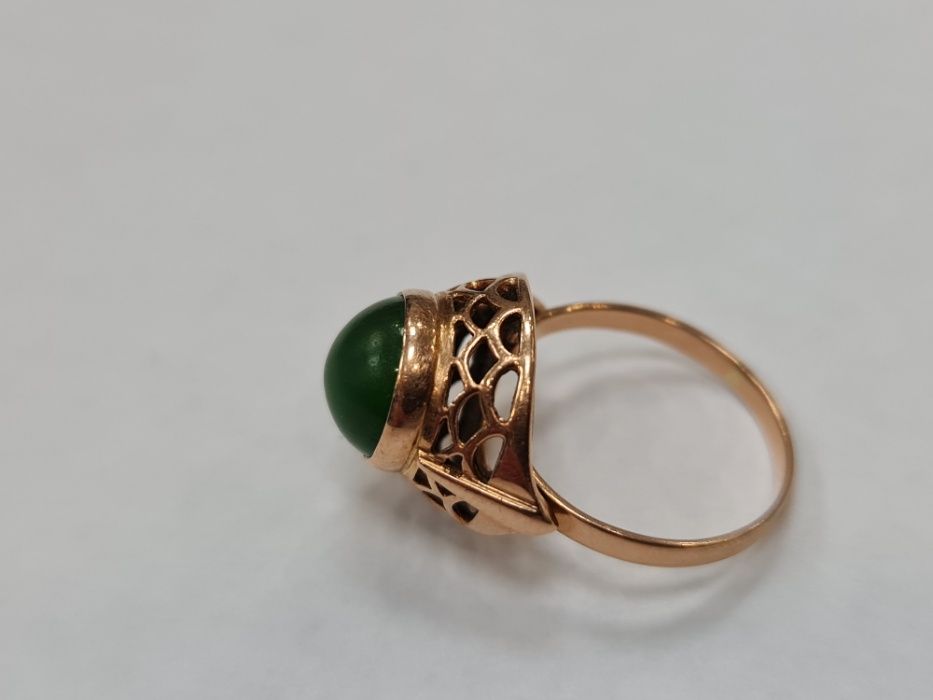 II poł. XX wieku! Złoty pierścionek/ Radzieckie 583/ 4.35 gram/ R14.5