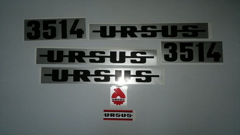Naklejki Ursus 2812 u 3502 u 3512 u 3514 u 4512 u 4514 u 5314