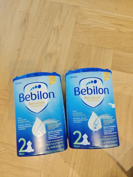 Nowe mleko Bebilon 2 advance 800 g dwie sztuki