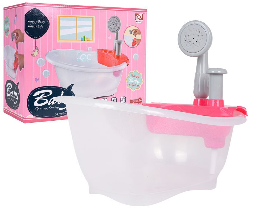 Akcesoria Dla Lalek Wanna Z Prysznicem