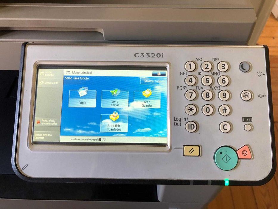 Fotocopiadora - Canon imageRUNNER ADVANCE C3320i - Impressão à Laser, Scanner, A4/A3, P&B e Cores