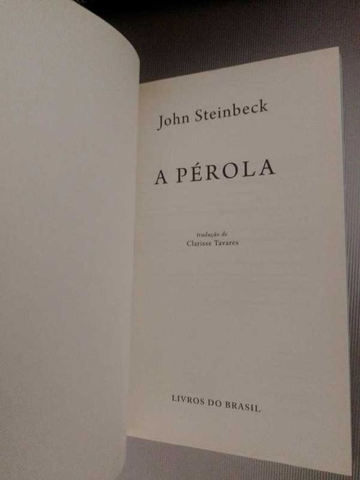 Livro A pérola, de John Steinbeck