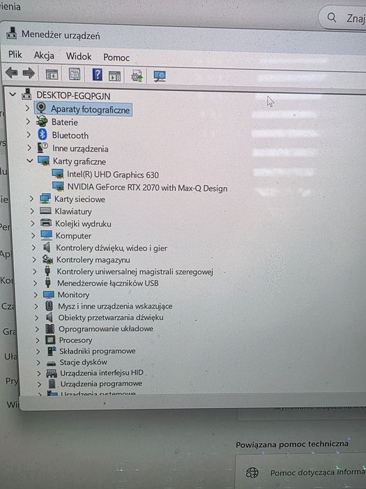 ekranem OLED 


---

Alienware m15 – klasa premium | i9-9880H | RTX 2