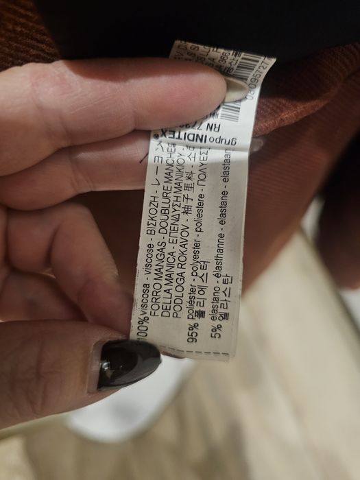 Płaszcz ZARA 100% wiskoza roz. S