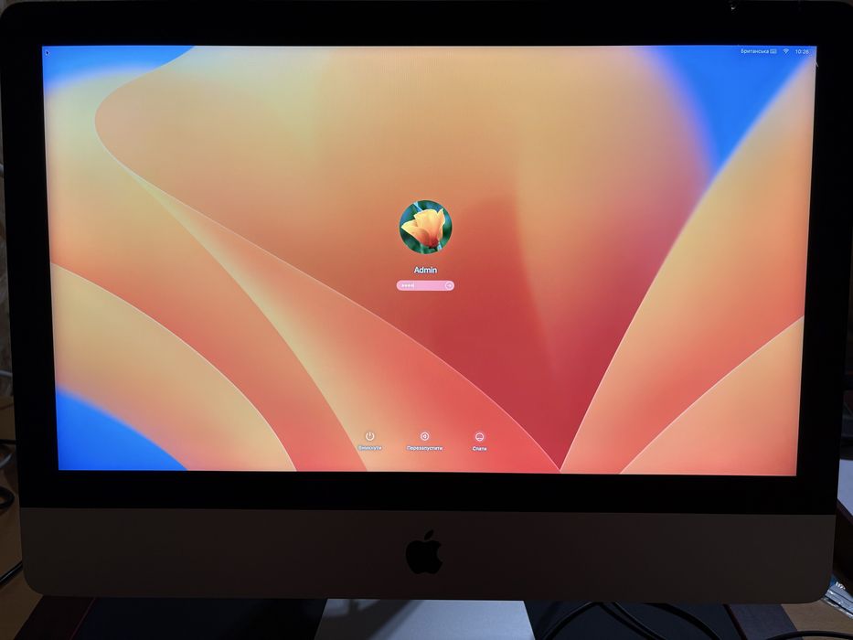 iMac 21.5 Retina 4K 2017, Radeon Pro 555 (2 GB), ssd 256, ddr4 8gb