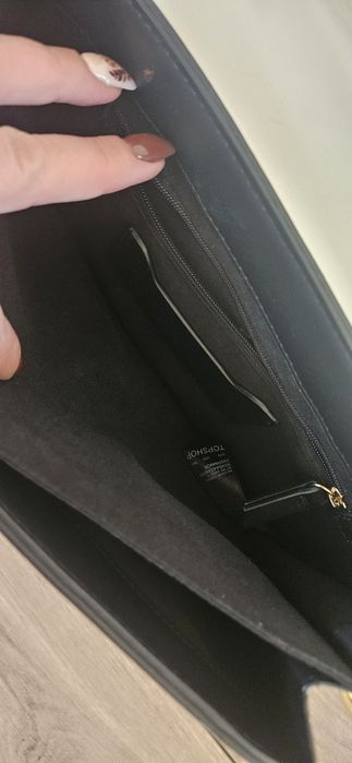 Torebka topshop czarno biała