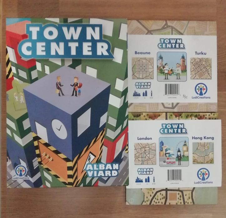 Gra planszowa Town Center z 2 dodatkami