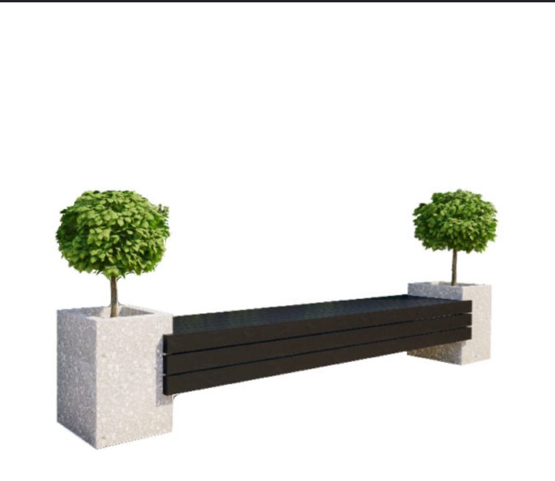 Вазони бетонні