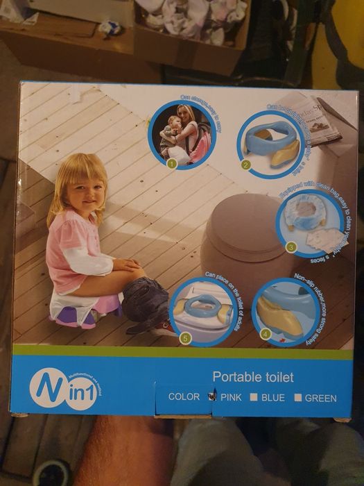 Toaleta przenośna dla dziecka nocnik
