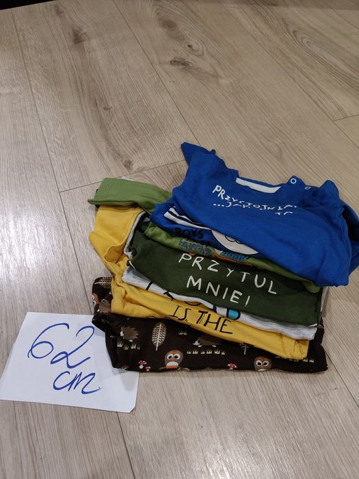 Bluzki z długim rękawem 62 cm