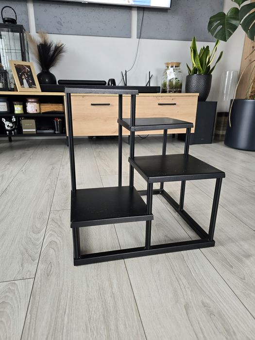 Stojak na kwiaty kwietnik poczwórny loft