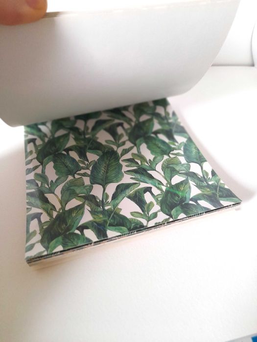 Bloco de papel selva iridescente scrapbooking
