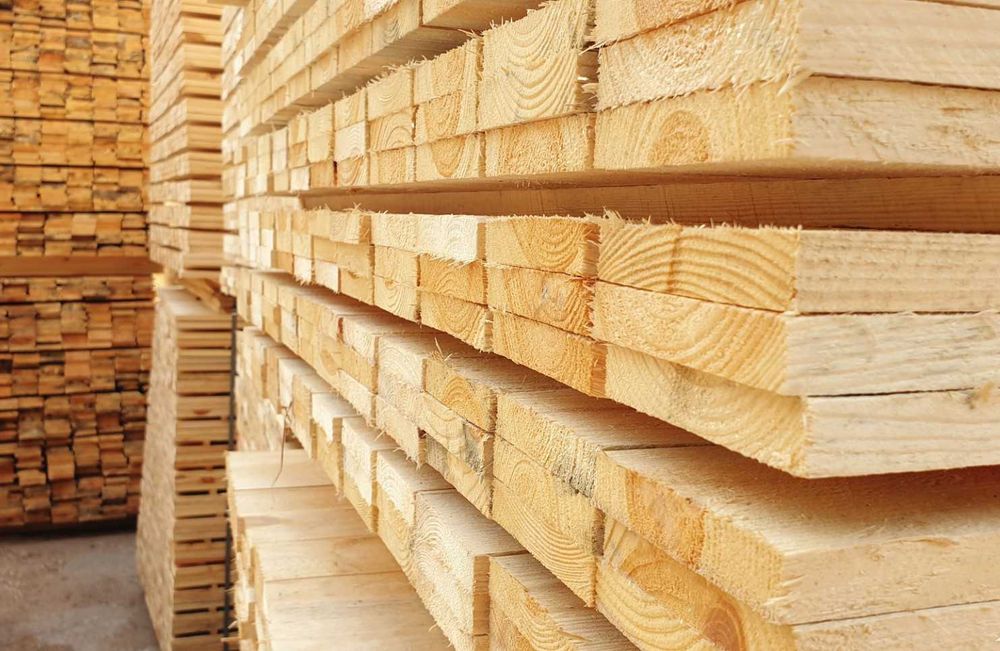 Крупный брус строительный, 150х150х6000 мм, сосна 292,50грн м/п