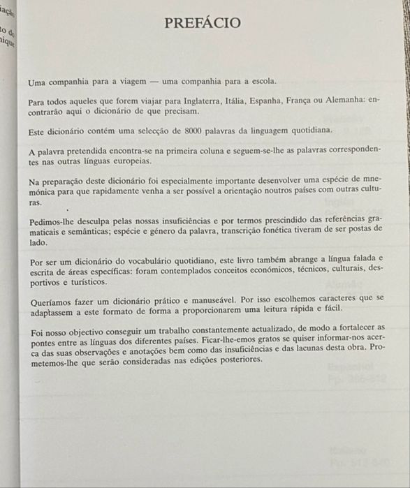 Eurodicionário 6 línguas
