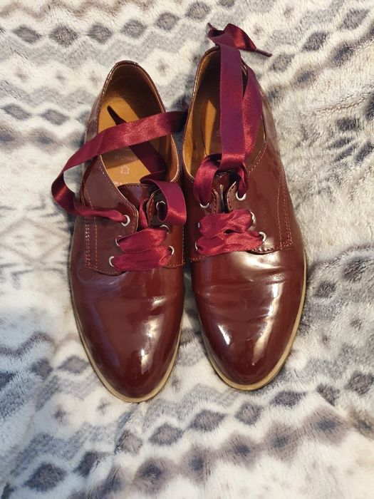 Sapatos rasos bourdeaux