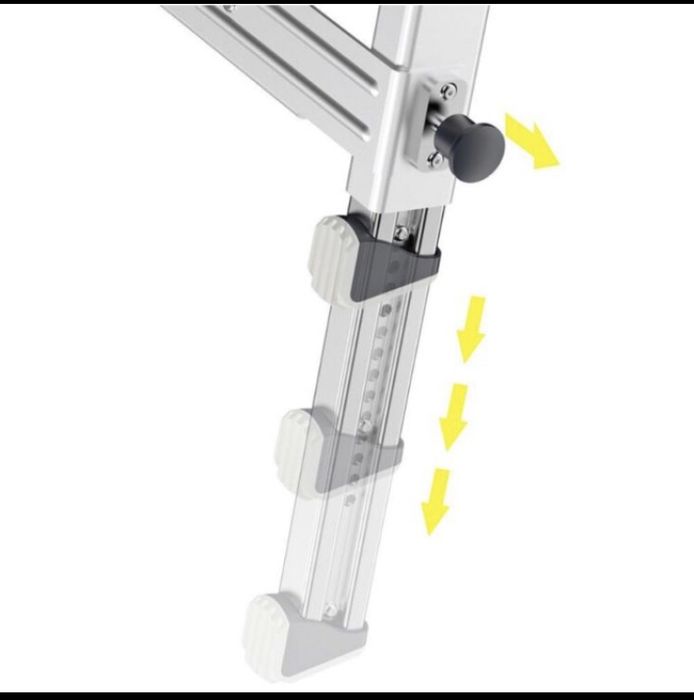 Patamar móvel para escadas