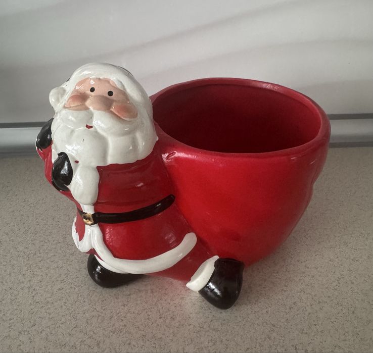 Doniczka Mikołaj świąteczna