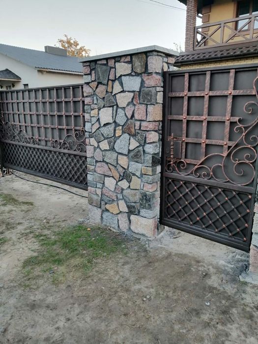 Ворота калітки забори навеси волєри