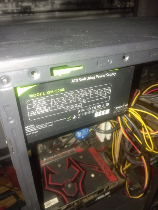 Системный блок игровой Intel 5i/16gb ddr4/video 1050ti 4gb/1 tbt/б/у