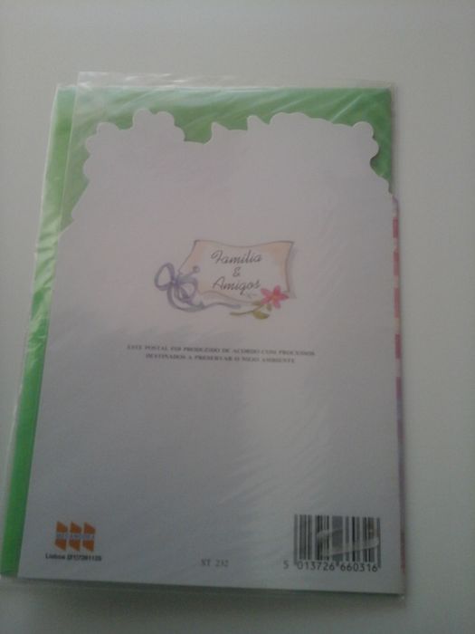 Postal para Afilhada, novo e selado!