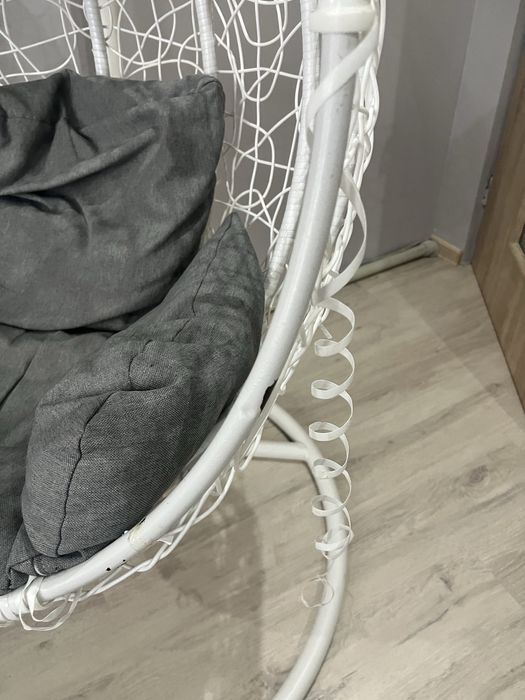 fotetel wiszący kokon biały