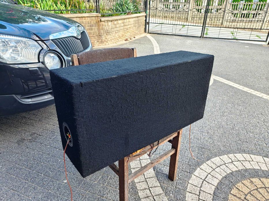 Skrzynia tuba basowa bassowa subwoofer dual 2x Crunch GTI84, Wysyłka darmowa!