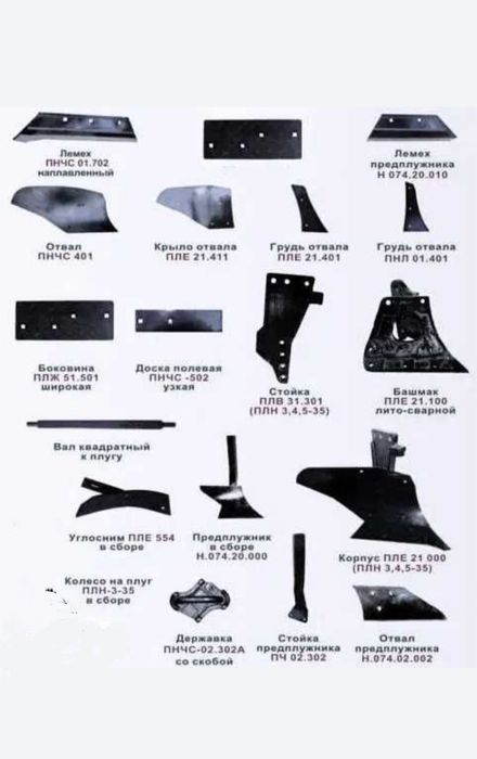 Плуг ПЛН 3-35.Запчастини на плуг ПЛН ,ПЯ.