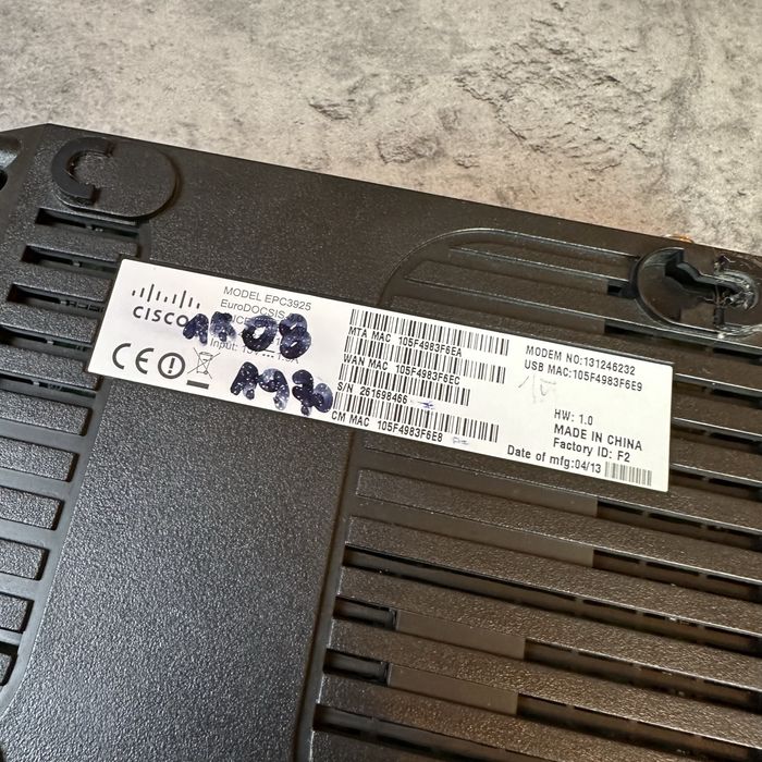 Cisco EPC3925 Router Modem bramka  huawei TPlink asus