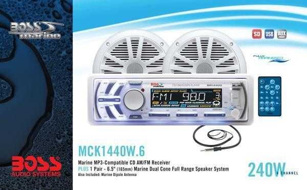 Морской Комплект BOSS Audio Marine MCK1440W.6