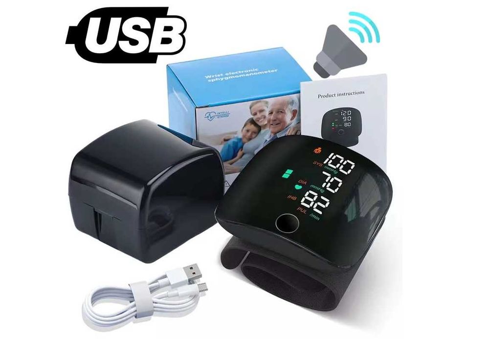 ciśnieniomierz medyczny nadgarstkowy ładowanie /USB /nowy
