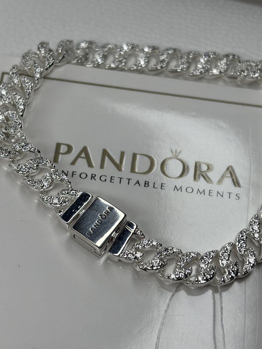 Браслет Pandora сяючим паве Пандора браслет