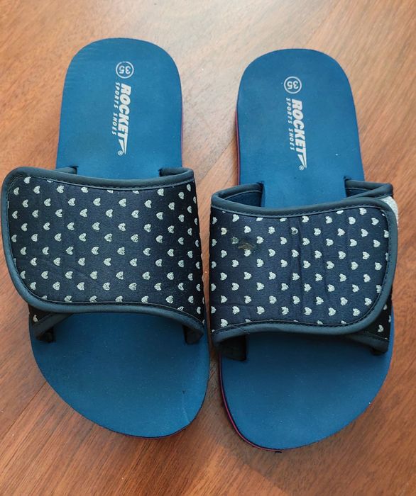 Шльопки, шльопанці 35/36р 23см лот 2 пари
