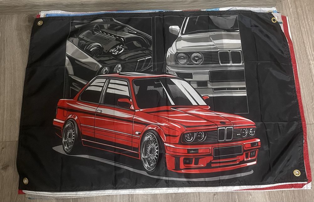 банер плакат постер авто бмв jdm