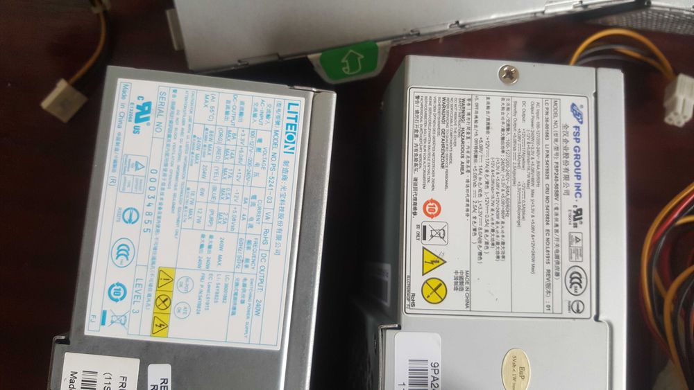 Блоки живлення ATX DELL D255P-00, HP DPS-240MB-3 A, DELL HU250AD-00